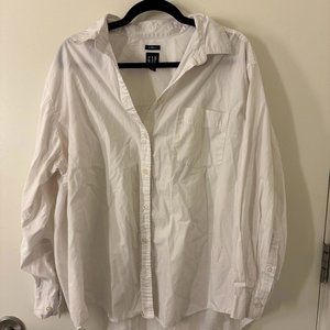 Gap Oversized Boyfriend Button Down